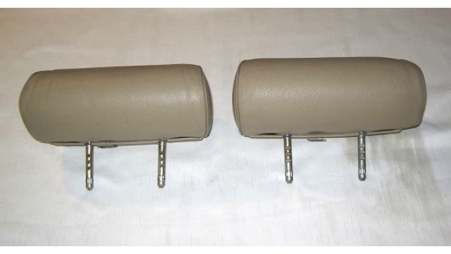 Head Restraints Rear Seats LHR-RHR Doeskin  (Pair) 